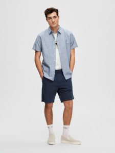 SELECTED homme comfort shorts sky navy