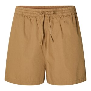 SELECTED femme mw shorts tigers eye