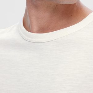 SELECTED homme ls o-neck tee egret