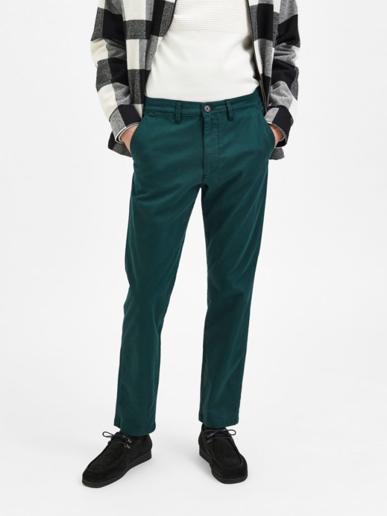 SELECTED homme chino pants scarab