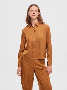 SELECTED femme ls shirt rubber