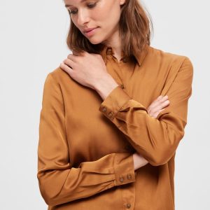 SELECTED femme ls shirt rubber