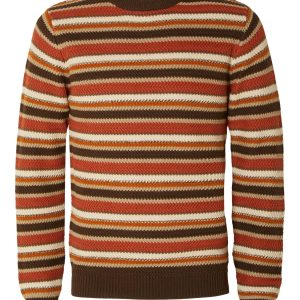 SELECTED homme ls knit stripes demitasse multi color