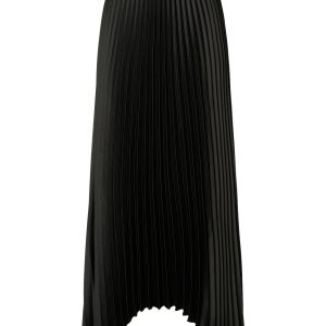 SELECTED femme hw long plisse skirt black